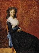 Jacques-Louis David Portrait of Madame Marie Louise Trudaine oil
